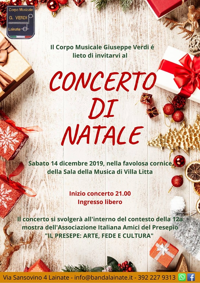 Concerto di Natale Corpo Musicale G. Verdi (Lainate)